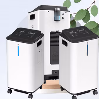 5L Ultra Low Noise Nebulizer Oxygen Concentrator with Adjustable Flow & Purity Monitor