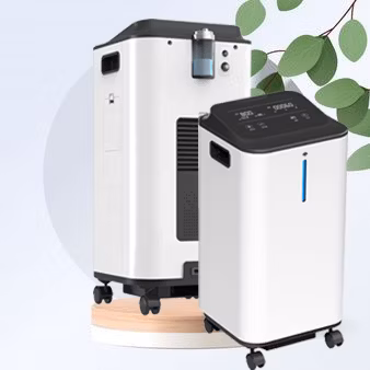 5L Ultra Low Noise Nebulizer Oxygen Concentrator with Adjustable Flow & Purity Monitor