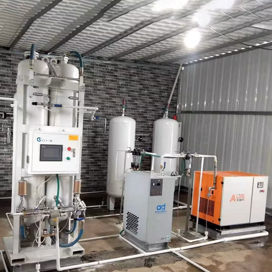 En el sitio/APP Monitor uso hospitalario médico Psa oxígeno generador de gas oxígeno con precio de fábrica