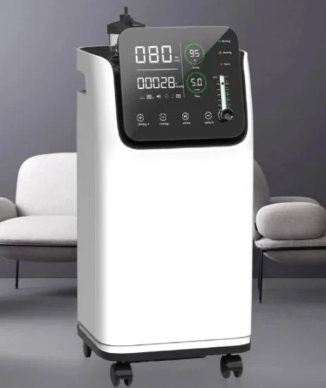 Concentrador de oxígeno médico Generador de oxígeno Concentrador de oxígeno 10 litros China