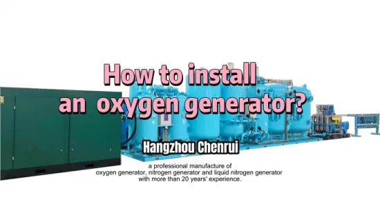 Chenrui Sistema de generación de oxígeno fácil de operar Mini concentrador de oxígeno portátil Generador de oxígeno industrial